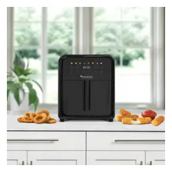 Air Fryer Frytkownica beztłuszczowa TURBOTRONIC TT-AF190 Czarny 6l 8 automatycznych programów