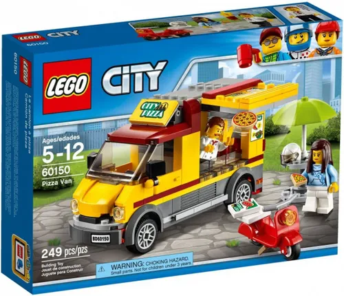 Конструктор Lego City foodtruck с пиццей (60150)