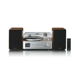 Gramofon Lenco MC-860WDSI Automatyczny Napęd paskowy Przedwzmacniacz Bluetooth Czarny