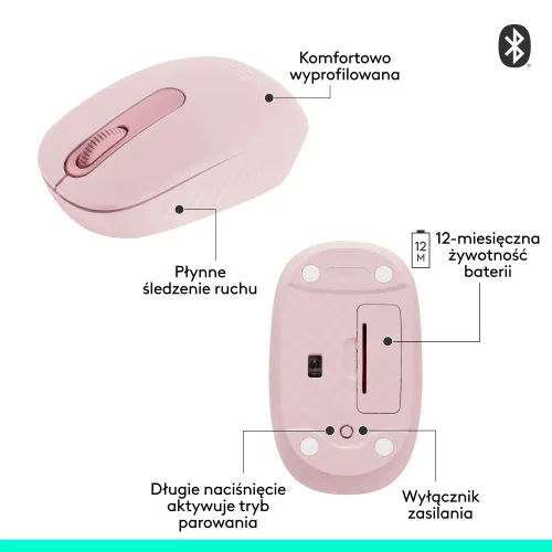 Myszka Logitech M196 Różowy