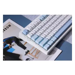 Klawiatura gamingowa Mchose G75 Cabbage Tofu Switch V2 bezprzewodowa mechaniczna podświetlana niebieski