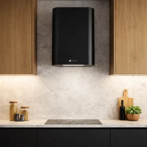 Okap Akpo WK-10 ELLIPSE WL SLIM T500 Czarny