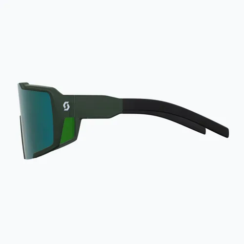 Okulary przeciwsłoneczne SCOTT Shield kaki green/green chrome