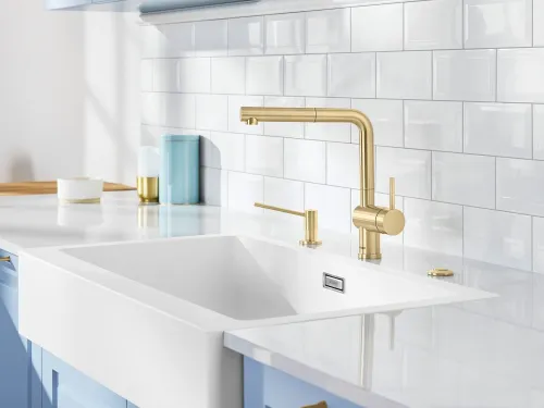 Bateria BLANCO Linus-S 526684 Satynowe złoto