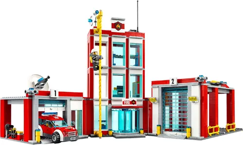 Конструктор Lego City пожарная часть (60110)