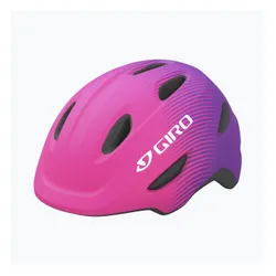 Kask rowerowy dziecięcy Giro Scamp Jr matte pink/purple fade