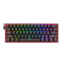 Klawiatura mechaniczna Redragon K617 Fizz RGB Red Box Switch Czarny