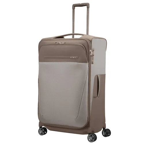 Большой расширяемый чемодан Samsonite B-Lite Icon - dark sand