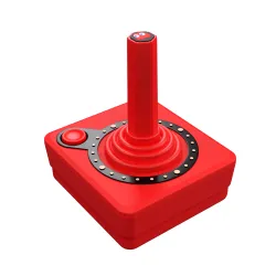 Joystick Atari CX40+ Pac-Man Edition do Atari 2600+ / 7800+ Bezprzewodowy Czerwony
