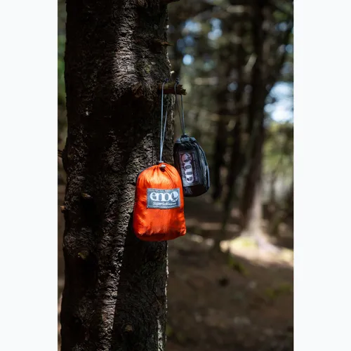 Hamak turystyczny ENO SuperSub Ultralight charcoal/orange