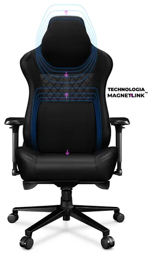 Fotel YUMISU 2052 Magnetic Y-2052F-BB Czarny