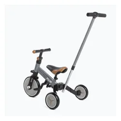 Rowerek biegowy trójkołowy Milly Mally 4w1 Optimus Plus grey