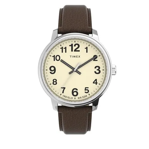 Timex Easy Reader TW2V21300 Kahverengi / Gümüş Saat