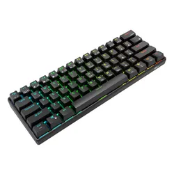 Klawiatura ROYAL KLUDGE RK61 RGB Brown Switch Czarny