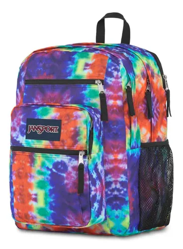 JanSport Big Student-red / multi hippie day Laptop Sırt Çantası