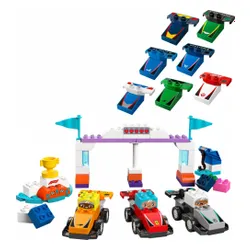 LEGO Klocki DUPLO 10445 Bolidy i kierowcy F1