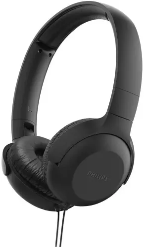 Słuchawki przewodowe Philips TAUH201BK/00 Nauszne Mikrofon Czarny