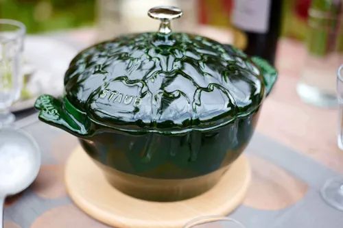 Garnek żeliwny okrągły karczoch 3 ltr STAUB SPECIAL COCOTTE Zielony