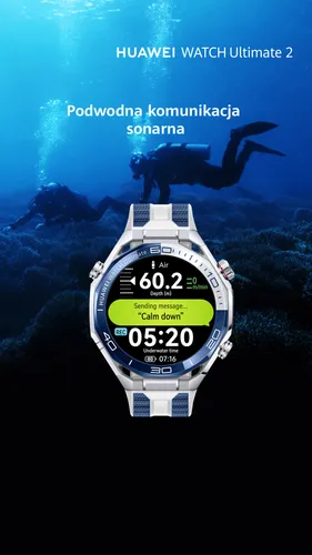 Smartwatch HUAWEI Watch Ultimate 2 Srebrno-niebieski