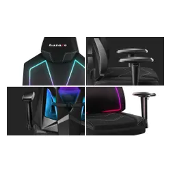 Fotel HUZARO Combat 6.2 RGB Czarny