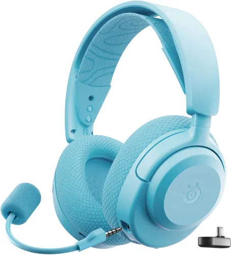 Słuchawki STEELSERIES Arctis Nova 3P Wireless, Nauszne, Dźwięk przestrzenny Niebieski