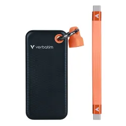 Dysk VERBATIM Pocket 512GB SSD Czarno-pomarańczowy