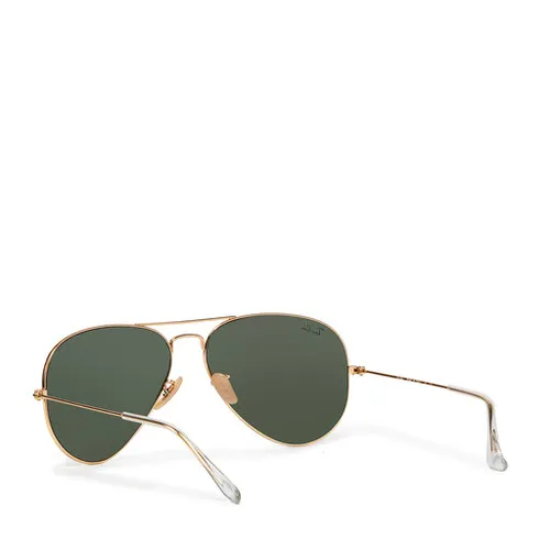 Okulary przeciwsłoneczne Ray-Ban Aviator Classic 0RB3025 W3400 Gold/Green - Rozmiar (EU) 58