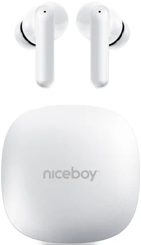 Słuchawki dokanałowe NICEBOY Pins 4 Pro ANC Biały