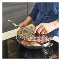 DE BUYER Alchimy Loqy 29 cm - pokrywka do patelni ze stali nierdzewnej