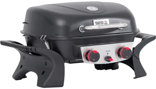 Grill gazowy YATO YG-20005 Yake Czarny 5 kW 47 x 37 cm