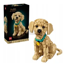 LEGO ICONS 11384 SZCZENIAK GOLDEN RETRIEVER, zestaw klocków WIELKANOC