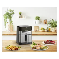 Air Fryer Frytkownica beztłuszczowa TEFAL Easy Fry&Grill Deluxe EY505D15 4.2l z rusztem do grilla