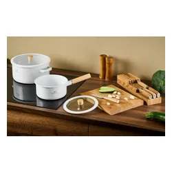 Garnek GERLACH Natur Enamel 20 cm Biały