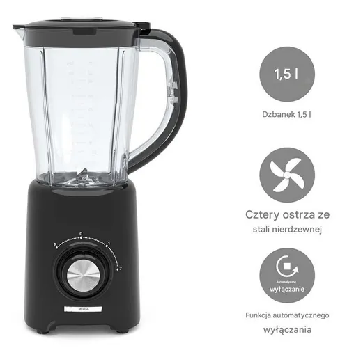 Blender kielichowy MELISSA 16180134 Czarny
