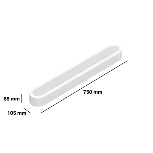 Soundbar Sonos Soundbar Beam Ultra 7.1.2 Bluetooth Wi-Fi AirPlay2 Dolby Atmos Biały