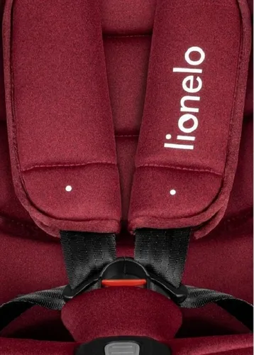 Fotelik samochodowy LIONELO Bastiaan RWF i-Size 40-150 cm (0-36 kg) Czerwony