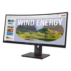 Monitor LENOVO ThinkVision T34WD-40 34" 3440x1440px 120Hz 4 ms [GTG] Curved + Kamera MC60