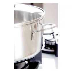 Garnek ze stali nierdzewnej z pokrywką SSW CITY 2,9 l