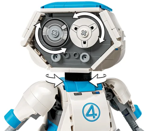 LEGO Marvel 76339 Fantastyczna Czwórka H.E.R.B.I.E., zestaw klocków 10+