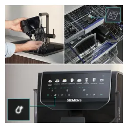 Ekspres Siemens EQ500 iAroma Piano Black TP553E05
