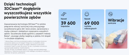 Szczoteczka soniczna DREAME Mova Fresh Pro Srebrny