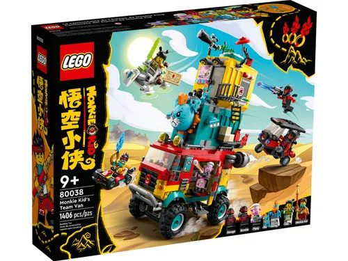 Конструктор Lego 80038 Monkie Kid - Фургон команды Манки Кида