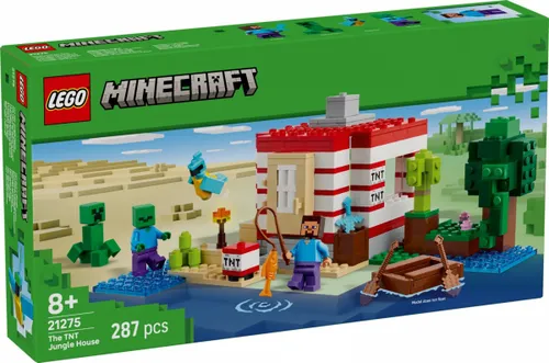 LEGO Klocki Minecraft 21275 Dom TNT w dżungli