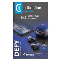 Słuchawki dokanałowe CELLULARLINE Defy Czarne