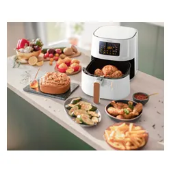 Air Fryer Frytkownica beztłuszczowa PHILIPS Essential Connected Ovi XL HD9280/30 Biały (Wi-Fi)