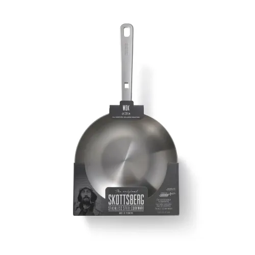 SKOTTSBERG Stainless Steel 28 cm - patelnia / wok ze stali nierdzewnej