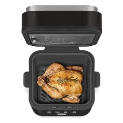 Air Fryer Frytkownica beztłuszczowa SMEG AFC01BLMEU 7l z okienkiem do obserwacji postępów gotowania