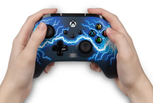 Геймпад PowerA Enhanced Arc Lightning к Xbox Series X/S, Xbox One, PC Проводной