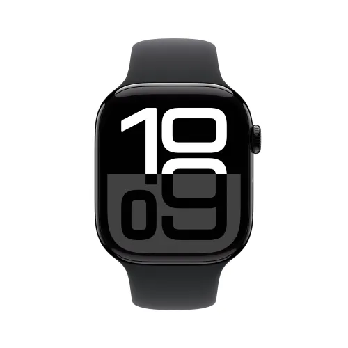 Apple Watch Series 10 GPS AI 46mm aluminium onyks pasek sportowy czarny S/M DEMO