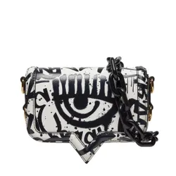 Chiara Ferragni bag 75sb4ba2 alb / negru L02